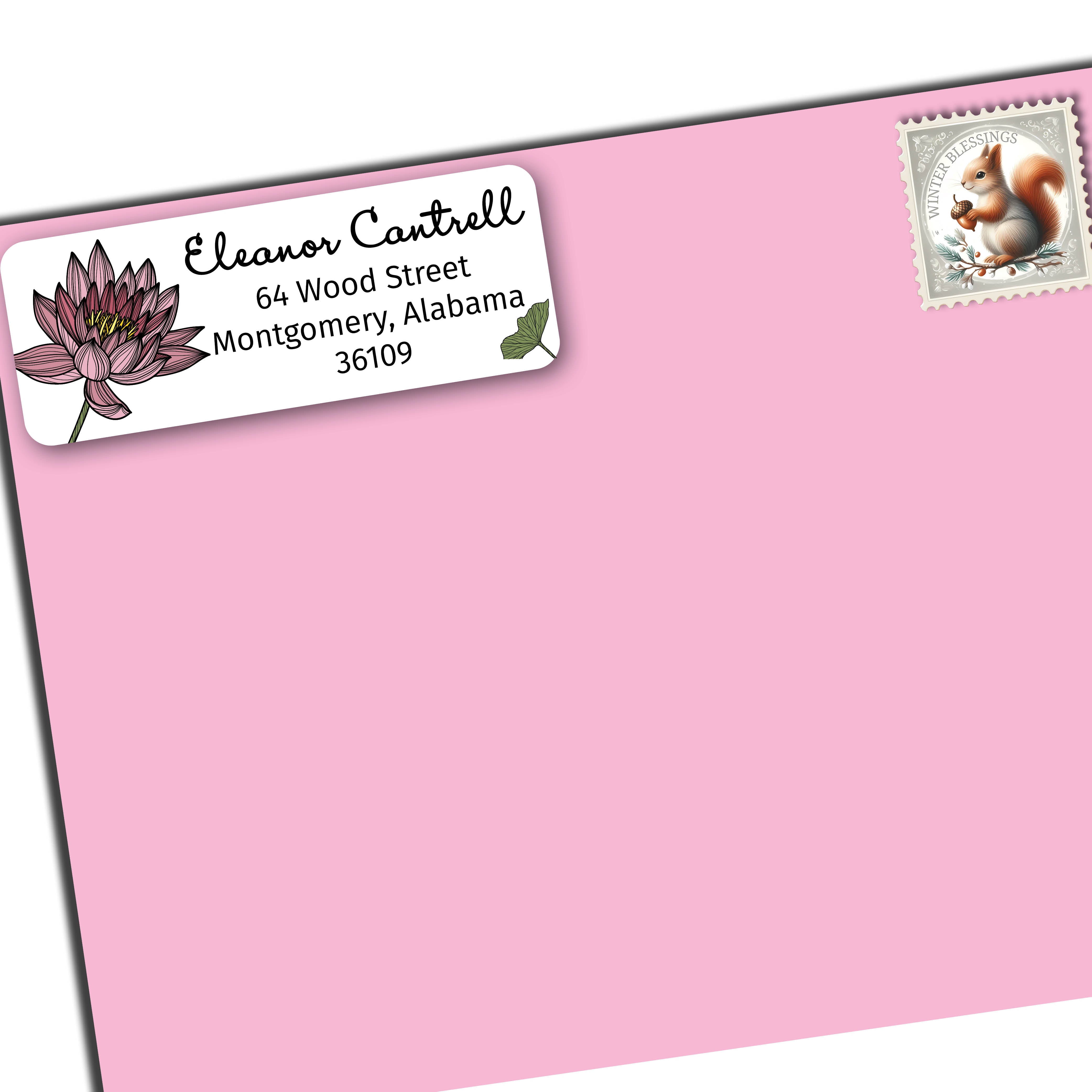 Lotus Return Address Labels