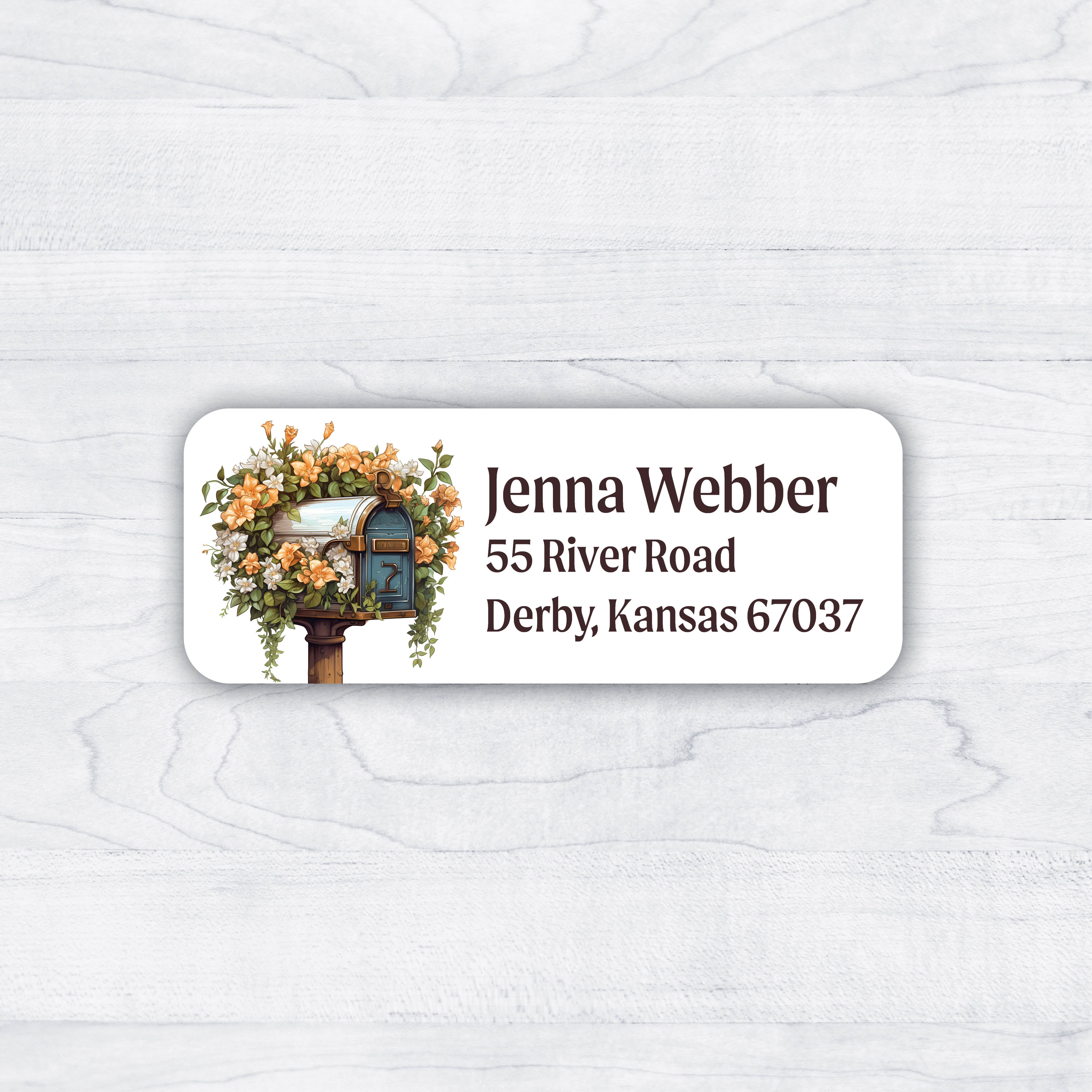 Country Mailbox Return Address Labels