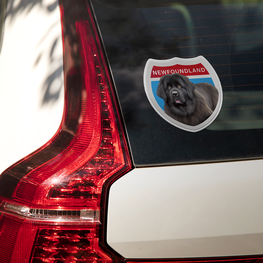 Newfoundland Newfie Dog Vinyl Decal