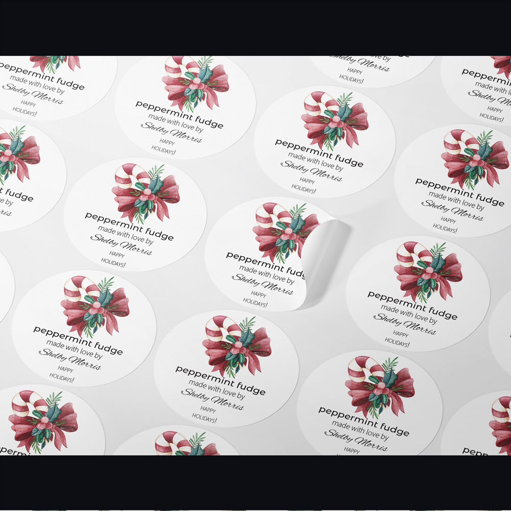 Christmas Goodie Treat Gift Labels