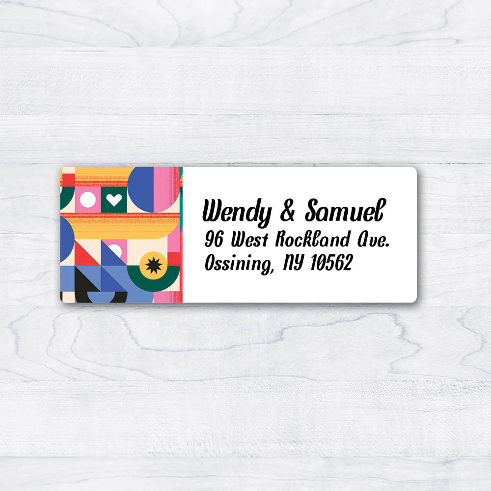 Eclectic Design Return Address Labels