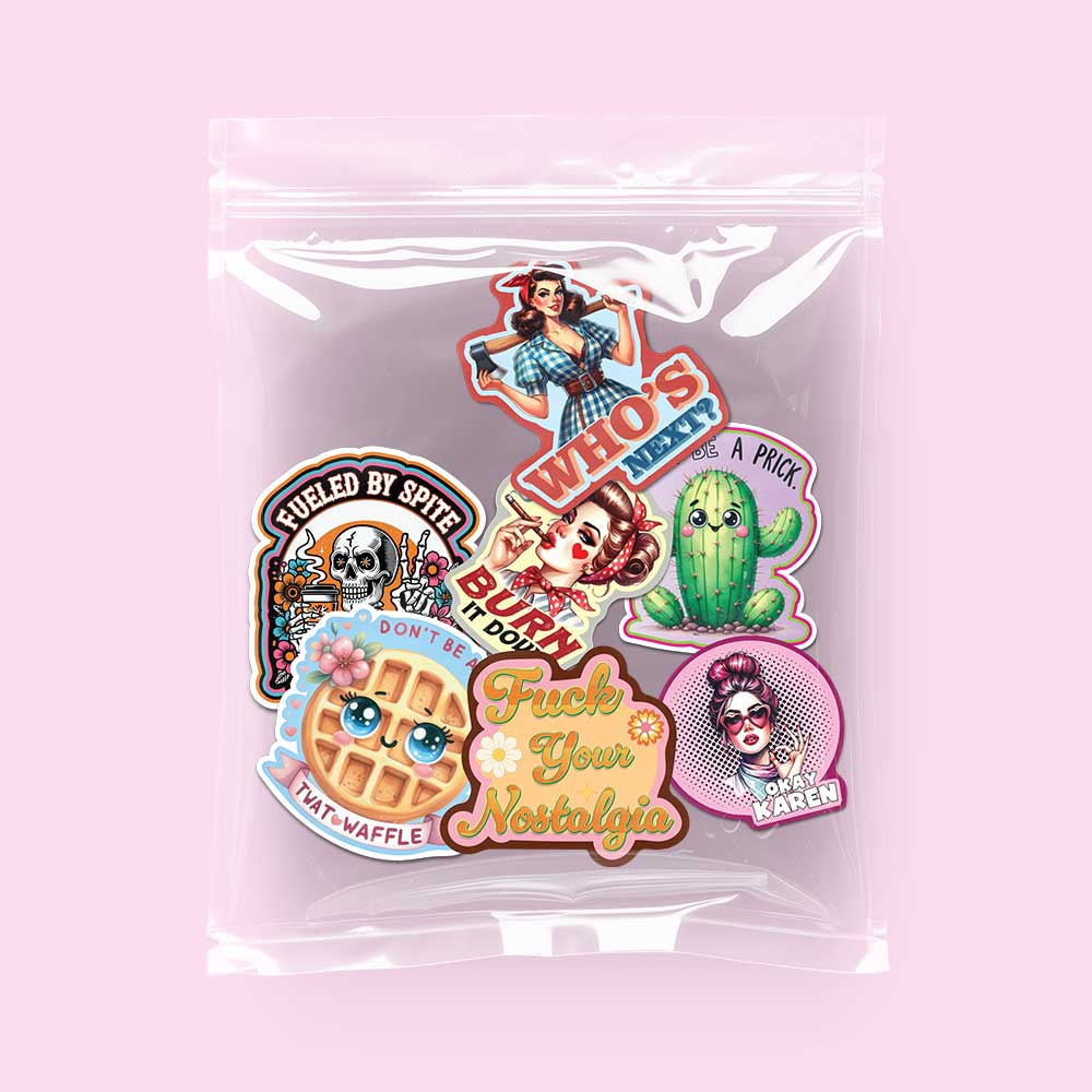 Pissed Off Sticker Pack – Stella's Stickers & Cards
