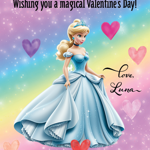 Choose Princess Valentines-Stellastickers