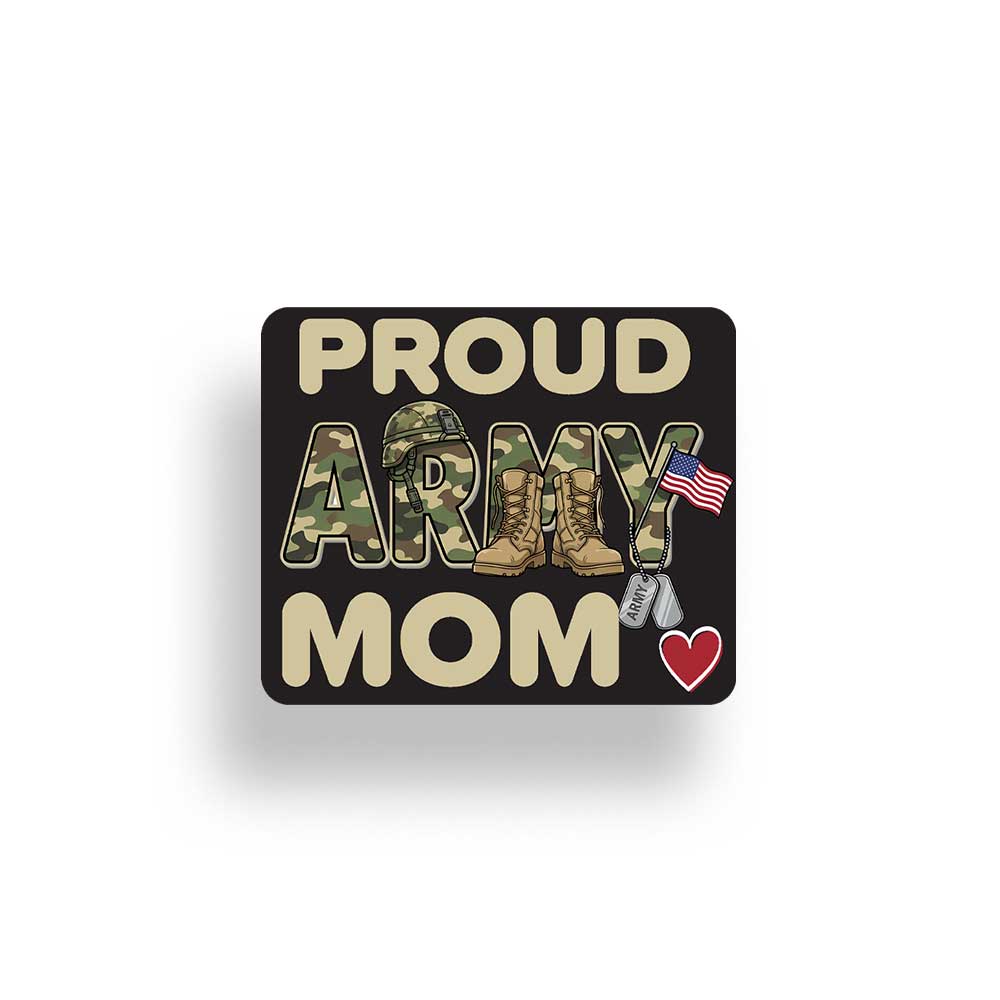 Army Mom Vinyl Sticker