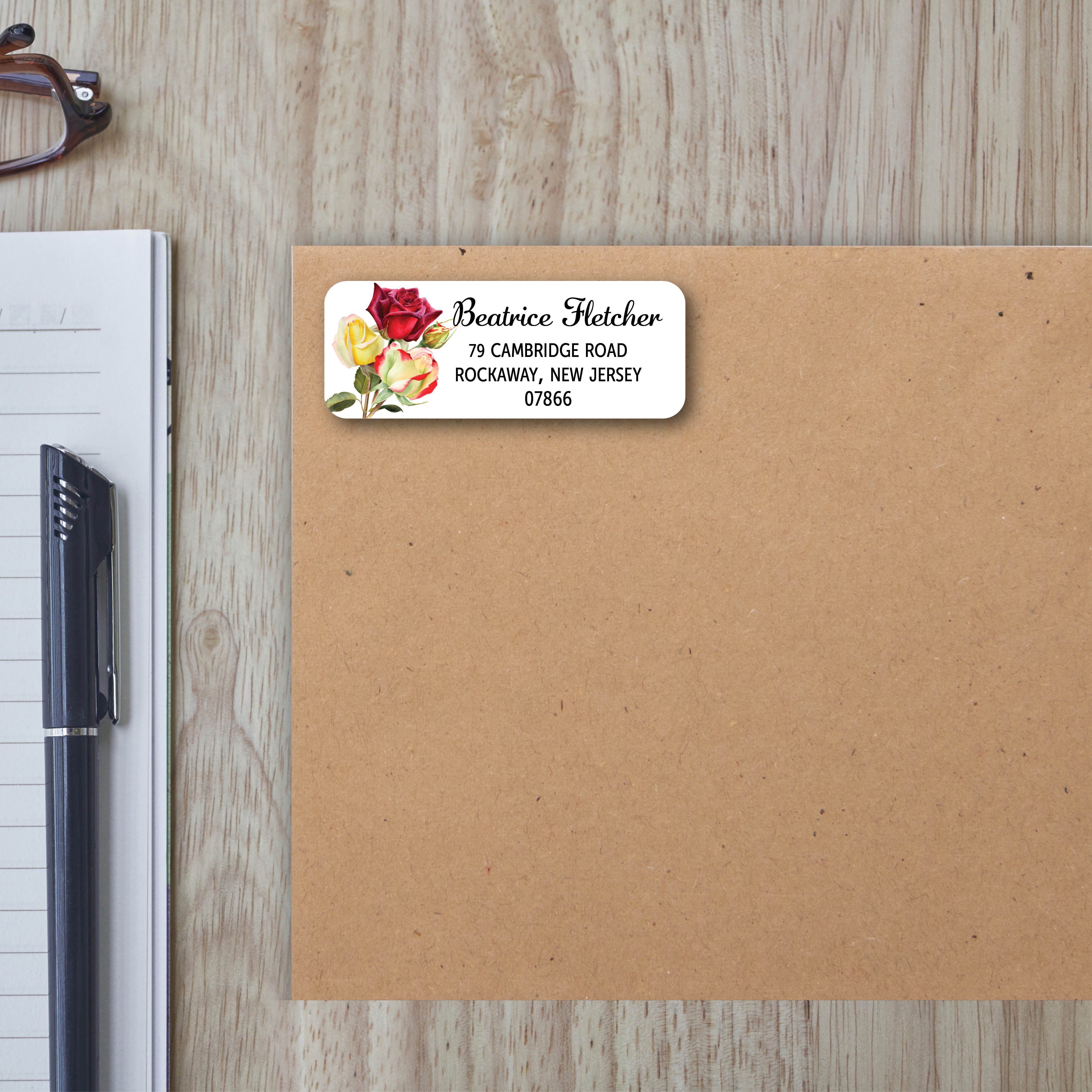 Rose Return Address Labels