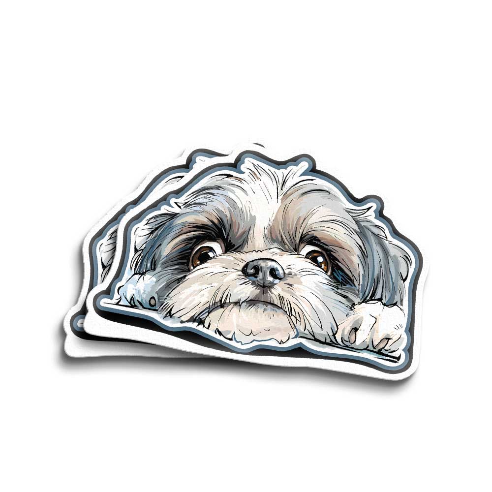 Shih Tzu Sticker Vinyl Decal "Little Lion"