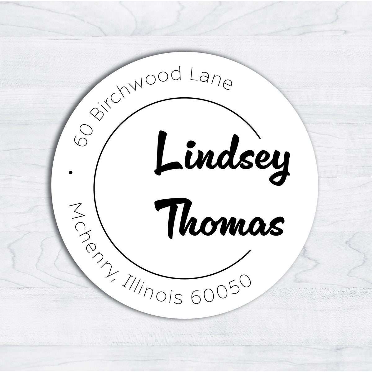 Statement Labels Statement Return Address Circle Labels – Stella's Stickers & Cards