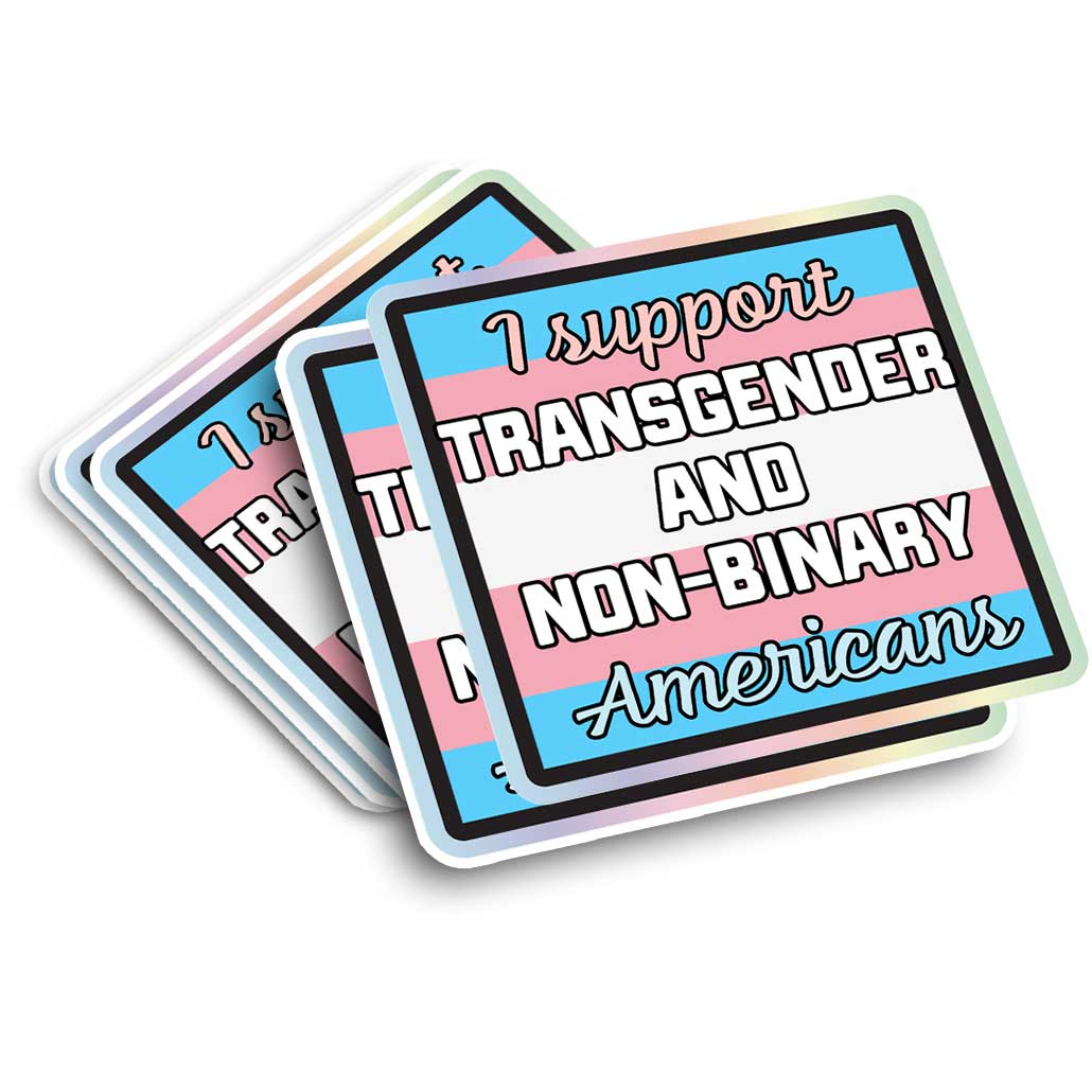 Transgender Support Vinyl Sticker Window Decal