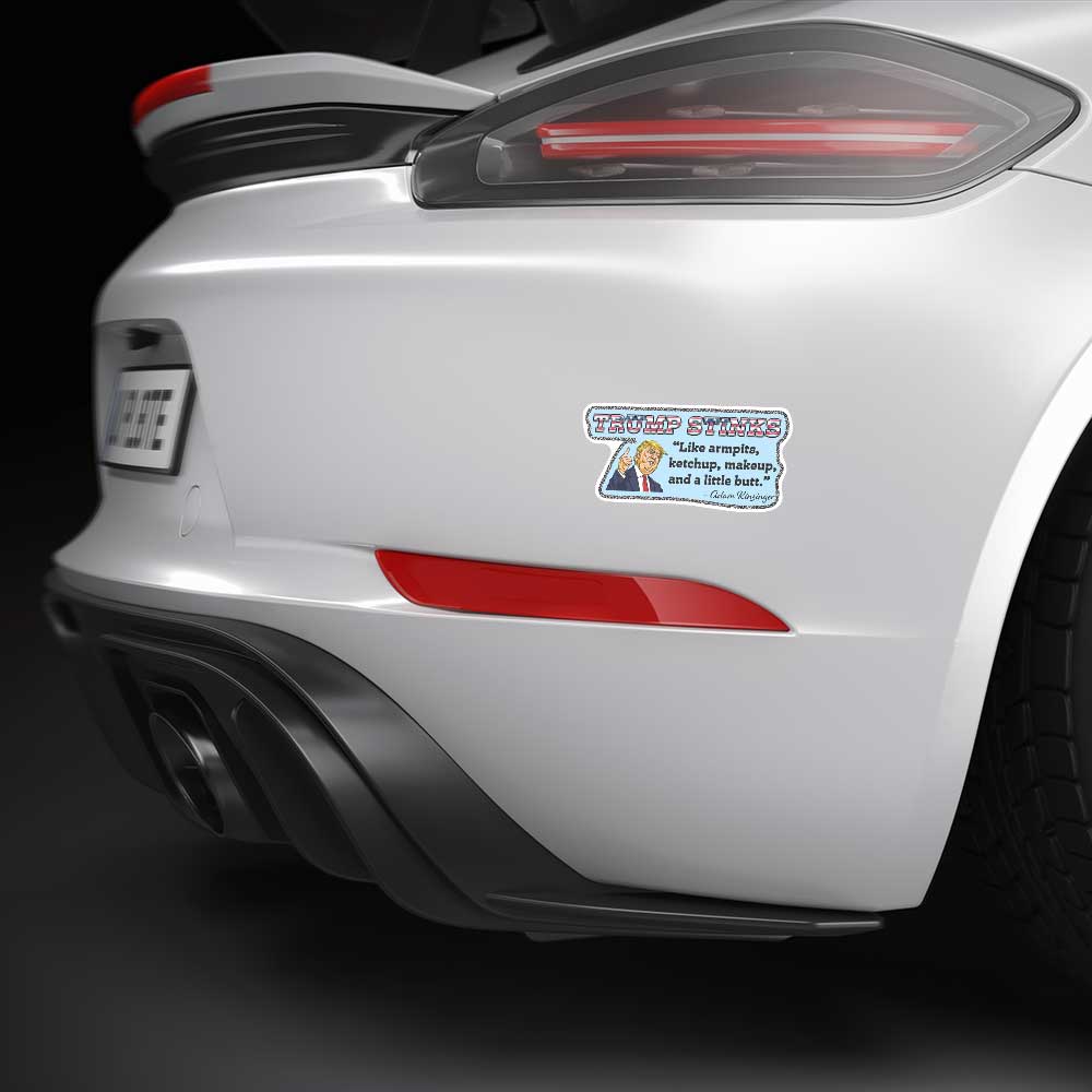 Trump Stinks Vinyl Sticker