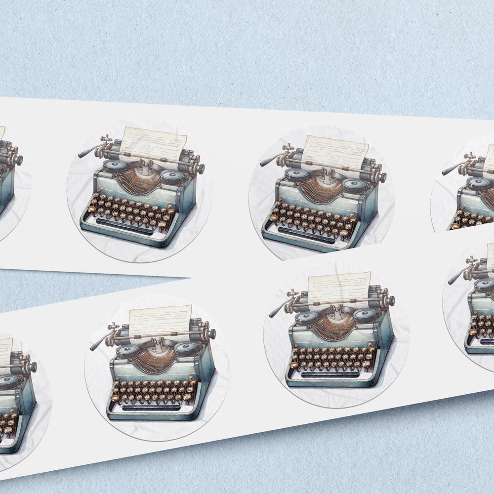 Typist Personal Notecards with Envelope Seals