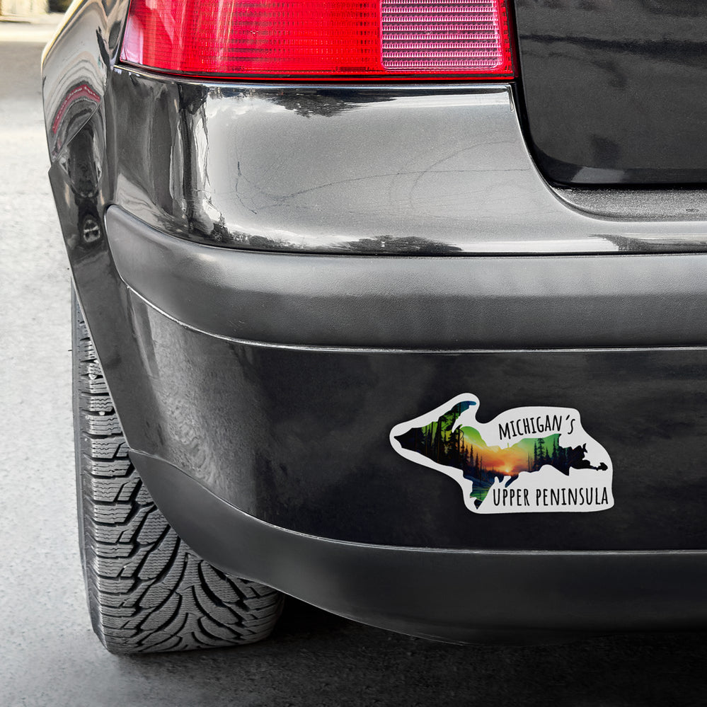 Upper Peninsula Michigan Die Cut Sticker