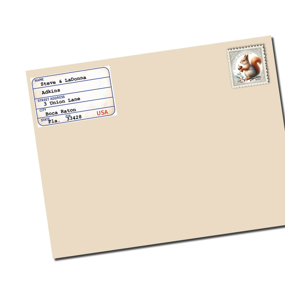 Truly Vintage Return Address Labels