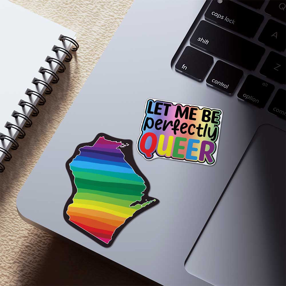 Wisconsin Pride State Sticker Vinyl Decal
